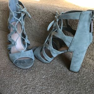 Sexy gorgeous suede sandals BCBG